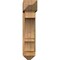 Ekena Millwork Balboa Arts and Crafts Rough Sawn Bracket w/ Offset Brace, Western Red Cedar, 8"W x 28"D x 36"H BKT0806X28X36BOA03RWR - alternate 4